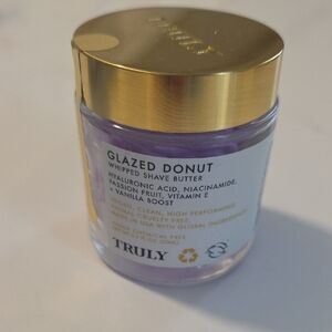 TRULY Glazed Donut Shave Butter with Gold Lid- New Sealed